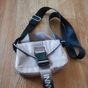 Ganni Adjustable Strap Recycled Tech Satchel Bag